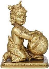 BRASS KRISHNA 3.240GRMS