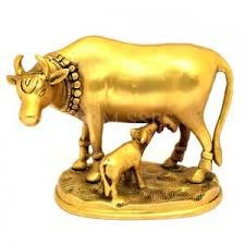 BRASS COW, CALF