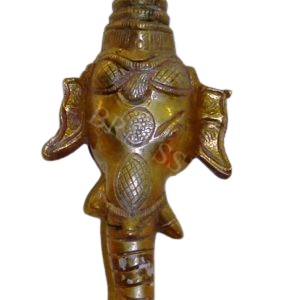 BRASS GANESH FACE 9.5 INCH