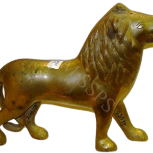 BRASS LION 6X7 INCH