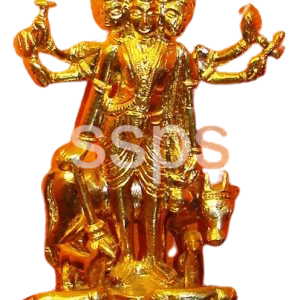 BRASS DATTATREYA 3.5X3.7 INC