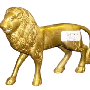 BRASS LION 4.5X4.5 INCH