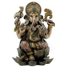 BRASS GANESH 12X12.2 INC