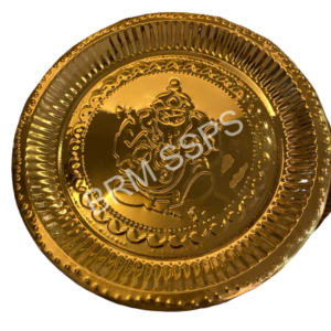 Ganesh Brass Plate 10 Inches