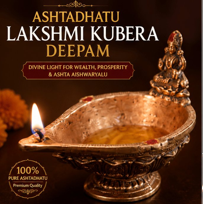 Ashtadhatu Lakshmi Kubera Deepam – Divine Deepam for Ashta Aishwaryalu & Prosperity