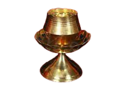 5x5 Inch Brass Louts Patti Stand