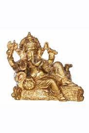 5"X4" INCH BRASS BED GANESH