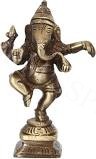 6"X2" INCH BRASS DANCING GANESH