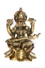 4"X2" INCH BRASS LAKSHMI