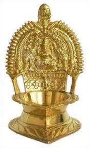 5x3 Inch Brass Kamatchi Vilakku