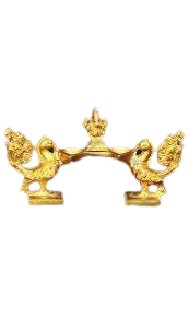 3x6 Inch Brass Annam Lamp double