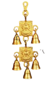 10x5 Inch Brass 2 Step Lakshmi Hanging Bell