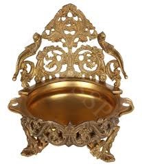 10x10 Inch Brass Urli