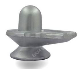 Lingam Pure Mercury Shivling Decorative Showpiece Grey Parad Shiva , spl, (232 gms)