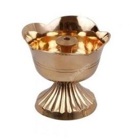 Brass Floral Diya