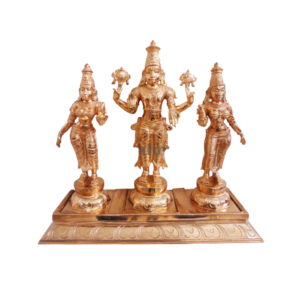 Panchaloha Venkateswara with Sridevi Bhudevi