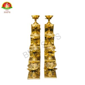 Brass  5 Step Deepam