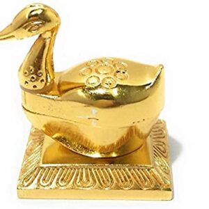 Gold Plated Kumkum Barni (Single Duck)