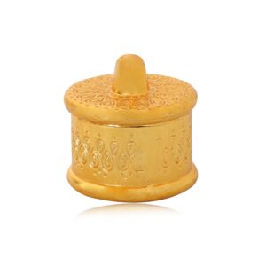 Gold Plated Kumkum Single Box