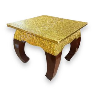 Brass Sheet Wooden Peeta (Elephant Legs)