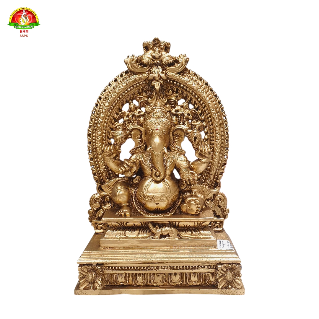 Brass Powder Ganesh