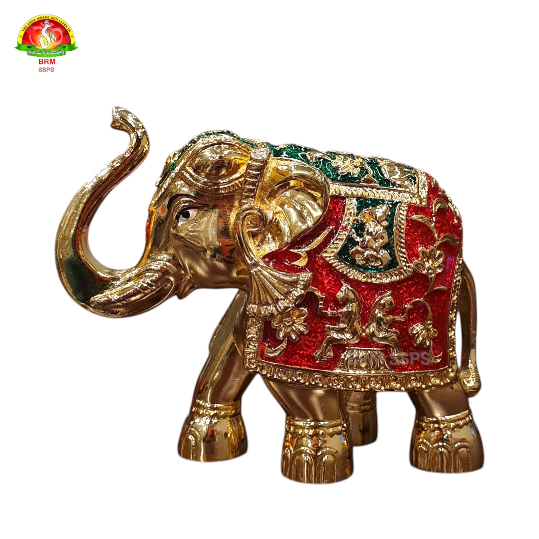 Spl Elephant (S) Meenakari Work