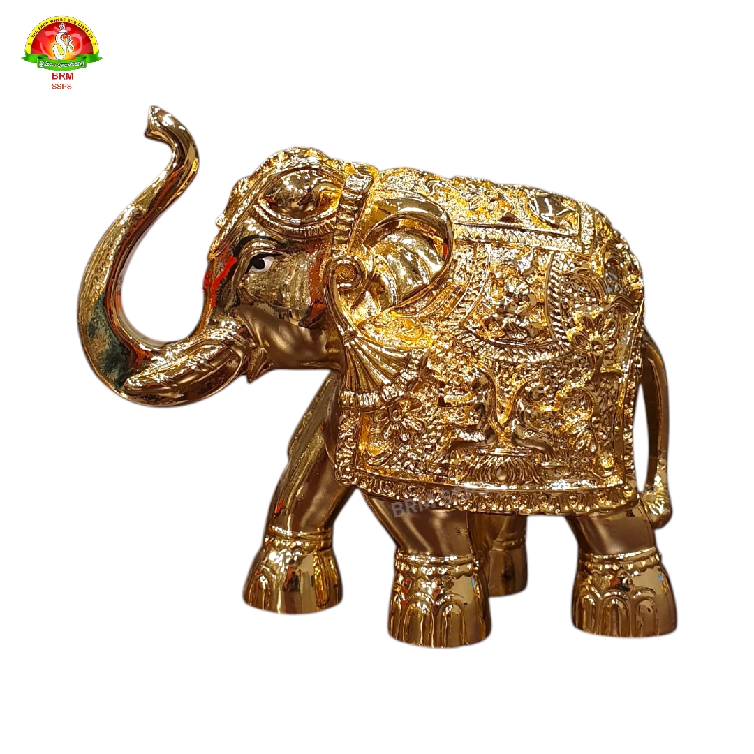 Gold Plated Elephant
