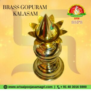 BRASS GOPURAM KALASAM 24 INC