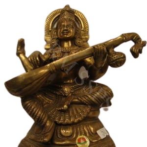 BRASS SARASWATHI 12INCHS 5260GRMS