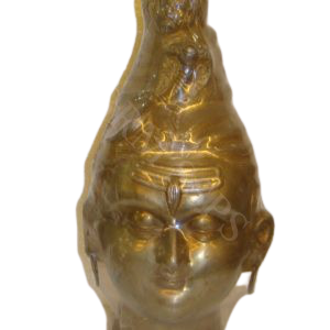 BRASS SHIVA FACE 5.280GRMS
