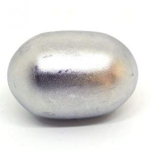 Natural Mercury Shiva Lingam, Parad Shivling, Shivalingam Oval Shaped, spl , (200 Grams)